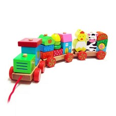 해피타운 동물기차 20p, 농장, 20개 완구/취미/블록놀이 반품 최저가 8,320원