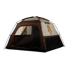 카카오프렌즈 라이언 그늘막텐트, 브라운 + 베이지, 4-5인용 스포츠/레저/캠핑전문관 반품 최저가 55,540원
