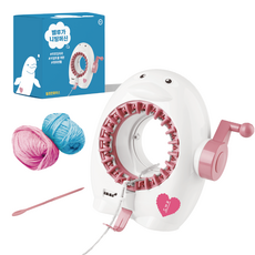 니팅머신 + 뜨개실 + 바늘 diy 만들기 세트, 혼합색상, 1개 홈인테리어/수예/수선 반품 최저가 31,740원