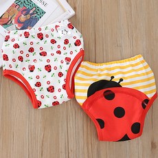 엠케이 안심방수 배변훈련팬티 2종 세트, 무당벌레, 1세트 생활용품/배변훈련팬티 반품 최저가 11,850원