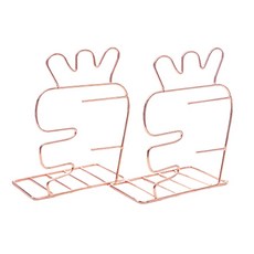 당근 철제 미니 북엔드 YT_RA890 2p, 로즈골드 문구/오피스/사무용품 전문관 반품 최저가 6,860원