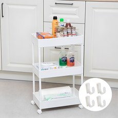 코멧 홈 3단 수납 선반, 화이트 홈인테리어/가구 반품 최저가 9,230원