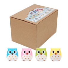 거영아이앤디 차밍부엉이 연필깎이 4종, 혼합 색상, 6세트 undefined/undefined 반품 최저가 5,890원