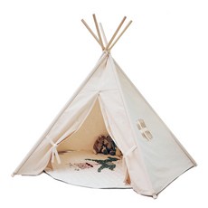 소아베 심플 5각 인디언텐트, 백아이보리, 1세트 완구/취미/실내대형완구 반품 최저가 119,830원