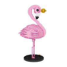 LOZ ZOO 시리즈 미니블럭, 02 핑크홍확, 1개 완구/취미/블록놀이 반품 최저가 4,490원