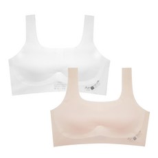 올리비아바비 주니어 학생 무봉제 프리컷팅 소프트 탑브라 2종 출산/유아동/유아동패션 반품 최저가 13,350원