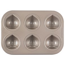 아노마드 밤 마들렌틀 팬 6구 골드, 1개 주방용품/주방조리도구 반품 최저가 6,200원