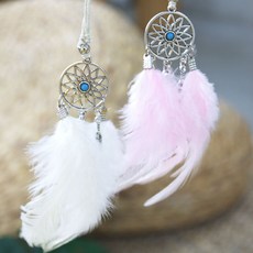 아라문 미니 드림캐쳐 2종 세트, 화이트 + 핑크, 1세트 자동차용품/인테리어 반품 최저가 7,120원