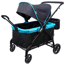 조코 멀티플 라인웨건 슬림타입 업그레이드 유아용 캠핑용 반려동물용, 블랙 + 블루 출산/유아동/완구/교구 반품 최저가 263,900원