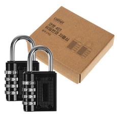 코멧 4단 비밀번호 자물쇠 블랙, 2개 생활용품/안전/호신용품 반품 최저가 5,130원