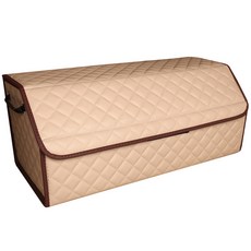 삼에스 가죽 트렁크정리함, 베이지격자 자동차용품/인테리어 반품 최저가 20,860원