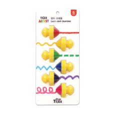 마이리틀타이거 타이거 팽이 크레용, 6색, 1개 문구/오피스/미술/화방용품 반품 최저가 8,670원