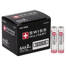 스위스밀리터리 알카라인 AAA건전지, 20개입, 1개 홈인테리어/건전지/멀티탭 반품 최저가 5,300원