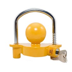 카라반 트레일러 잠금장치 도난방지 열쇠, 노랑, 1개 자동차용품/오토바이용품 반품 최저가 11,960원