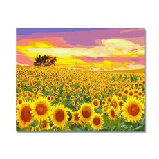 해바라기그림 그리기 DIY 유화 세트 백만송이 해바라기, 혼합색상, 1개 문구/오피스/미술/화방용품 반품 최저가 5,260원