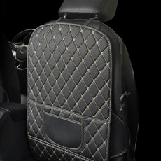 차량용 시트보호 킥매트, 블랙아이보리 자동차용품/인테리어 반품 최저가 7,060원