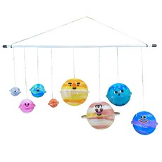 우주야 놀자 행성 컬러 모빌 DIY 키트, 혼합색상, 1개 출산/유아동/출산준비물/선물 반품 최저가 25,550원