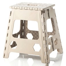 JAJU 크러쉬 스툴 28 x 21 x 39 cm, 베이지, 1개 홈인테리어/의자/소파 반품 최저가 12,240원