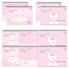 펜피아 2000 여아용 스케치북, 10세트, 13매 문구/오피스/미술/화방용품 반품 최저가 10,520원