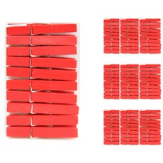 유니아트 1000 칼라 나무집게 특대 (7.2cm) 10p, 빨강, 10개입 문구/오피스/미술/화방용품 반품 최저가 7,100원