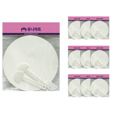 유니아트 튼튼부채 만들기 2p, 흰색, 10개 문구/오피스/미술/화방용품 반품 최저가 8,030원