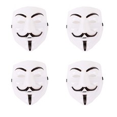 파티쇼 브이포 벤데타 가면, 화이트, 4개 문구/오피스/파티/이벤트 반품 최저가 3,580원
