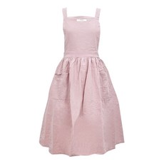 젊은이마켓 카페 바리스타 꽃집 공방 미술 어린이집 주방 린넨 앞치마 V0030, 분홍색, 1개 undefined/undefined 반품 최저가 7,930원