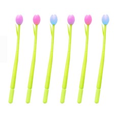 인디케이 화사한 튤립 색이 변하는 볼펜, 혼합 색상, 6개 문구/오피스/학용품/수업준비 반품 최저가 9,000원