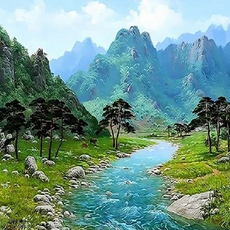 피포페인팅 DIY 명화그리기 40 x 50 cm Q3425, 파인스마운틴, 1개 문구/오피스/미술/화방용품 반품 최저가 16,830원