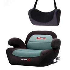 에어보스 록키 휴대용 부스터카시트 + 서포트 헤드쿠션, 민트 그레이(카시트) 출산/유아동/카시트 반품 최저가 69,000원