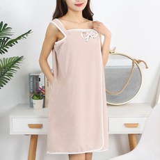 유엘 원피스 타월 샤워가운 소, 브라운나비, 1개 홈인테리어/수건/타월 반품 최저가 6,780원