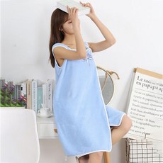 유엘 원피스 타월 샤워가운 소, 블루나비, 1개 홈인테리어/수건/타월 반품 최저가 6,970원