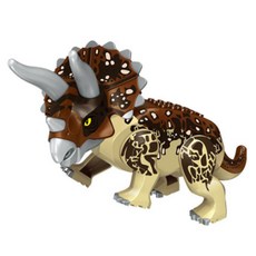 대형 아이보리 트리케라톱스 공룡 레고호환블록, 혼합색상, 1개 완구/취미/블록놀이 반품 최저가 9,500원