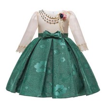 3줄진주 카라리본 긴팔 드레스 출산/유아동/유아동패션 반품 최저가 15,690원