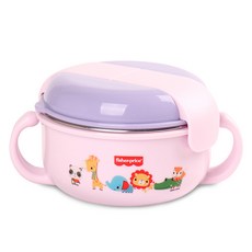 피셔프라이스 스테인리스 뚜껑 양손 푸드볼 스낵컵, 핑크, 1개 주방용품/유아동컵/빨대컵 반품 최저가 8,710원