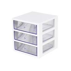 하라데코 다용도 정리함 3단 특대, 화이트 생활용품/수납장/서랍장 반품 최저가 10,410원