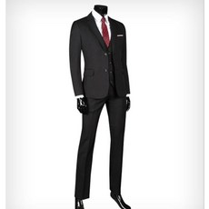 제제옴므 남성용 블랙스판 캐주얼 투버튼 정장수트 + 행거칩 세트 패션의류/잡화/남성패션 반품 최저가 65,340원