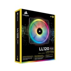 커세어 게이밍 PC 쿨링팬 LL120 RGB, 1개 가전디지털/PC부품 반품 최저가 22,680원