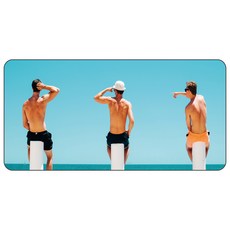 나노씨엔티 게이밍 디자인 데스크매트 세남자 120 x 60 cm N0134, 혼합 색상, 1개 가전디지털/게임 반품 최저가 6,970원