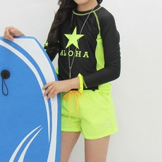 여아용 AK G알로하배색 보트숏 래쉬가드 SET 패션의류/잡화/유아동패션 반품 최저가 11,450원