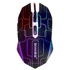 보스위즈 게이밍 유선 마우스, BM-326, 블랙 가전디지털/키보드/마우스 반품 최저가 9,060원