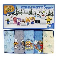 씨엘스토리 X 뽀로로 남아용 삼각팬티 5종세트 패션의류/잡화/유아동패션 반품 최저가 11,670원