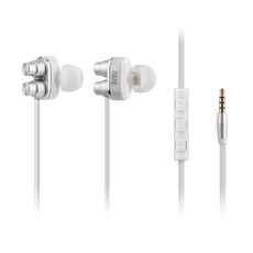 브리츠 듀얼 유닛 스테레오 방수 이어폰, PH22, 화이트 가전디지털/음향기기 반품 최저가 16,520원