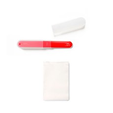 베이빈 매직 네일스틱 네일 버퍼 + 전용 하드케이스 + 여행용 파우치 세트, 혼합 색상, 1세트 뷰티/네일 반품 최저가 11,080원