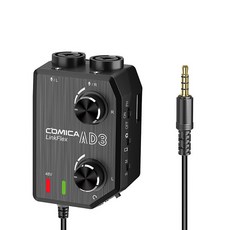 코미카 XLR 마이크 & 6.35mm to 3.5mm 변환 프리앰프 어댑터, LINKFLEX AD3, 1개 가전디지털/카메라 반품 최저가 74,900원