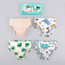 메이키즈 남아용 디노 삼각팬티 4종 세트 패션의류/잡화/유아동패션 반품 최저가 9,870원