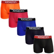 아르메데스 남성용 기능성 롱 드로즈 팬티 5매 세트 패션의류/잡화/속옷/잠옷 반품 최저가 15,120원
