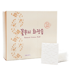 코튼인 꽃무늬 화장솜, 250개입, 1개 뷰티/뷰티소품 반품 최저가 5,340원