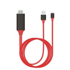 8핀 HDMI 미러링 케이블, 레드, 1개 가전디지털/휴대폰 액세서리 반품 최저가 7,160원