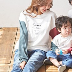 몽피마피 배색러브 패밀리 맨투맨 패션의류/잡화/여성패션 반품 최저가 17,500원